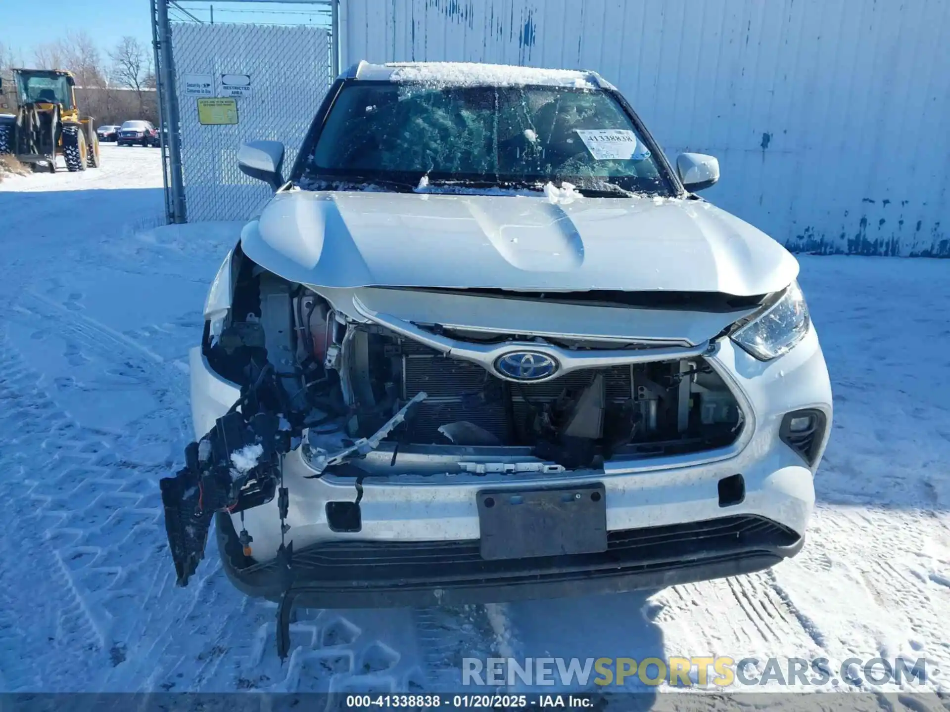 6 Photograph of a damaged car 5TDGBRCH5NS558963 TOYOTA HIGHLANDER 2022