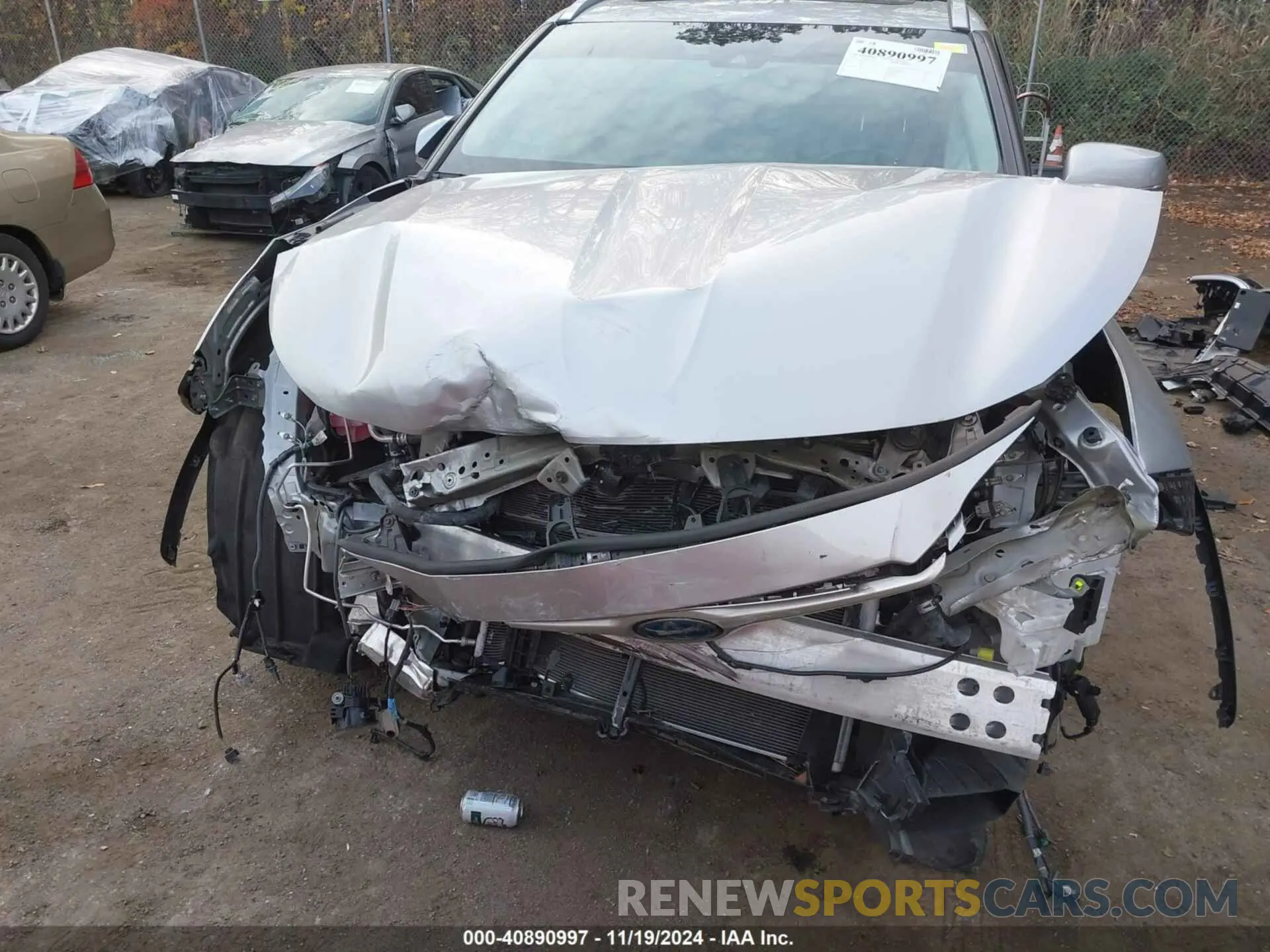 6 Photograph of a damaged car 5TDGBRCH9NS546735 TOYOTA HIGHLANDER 2022