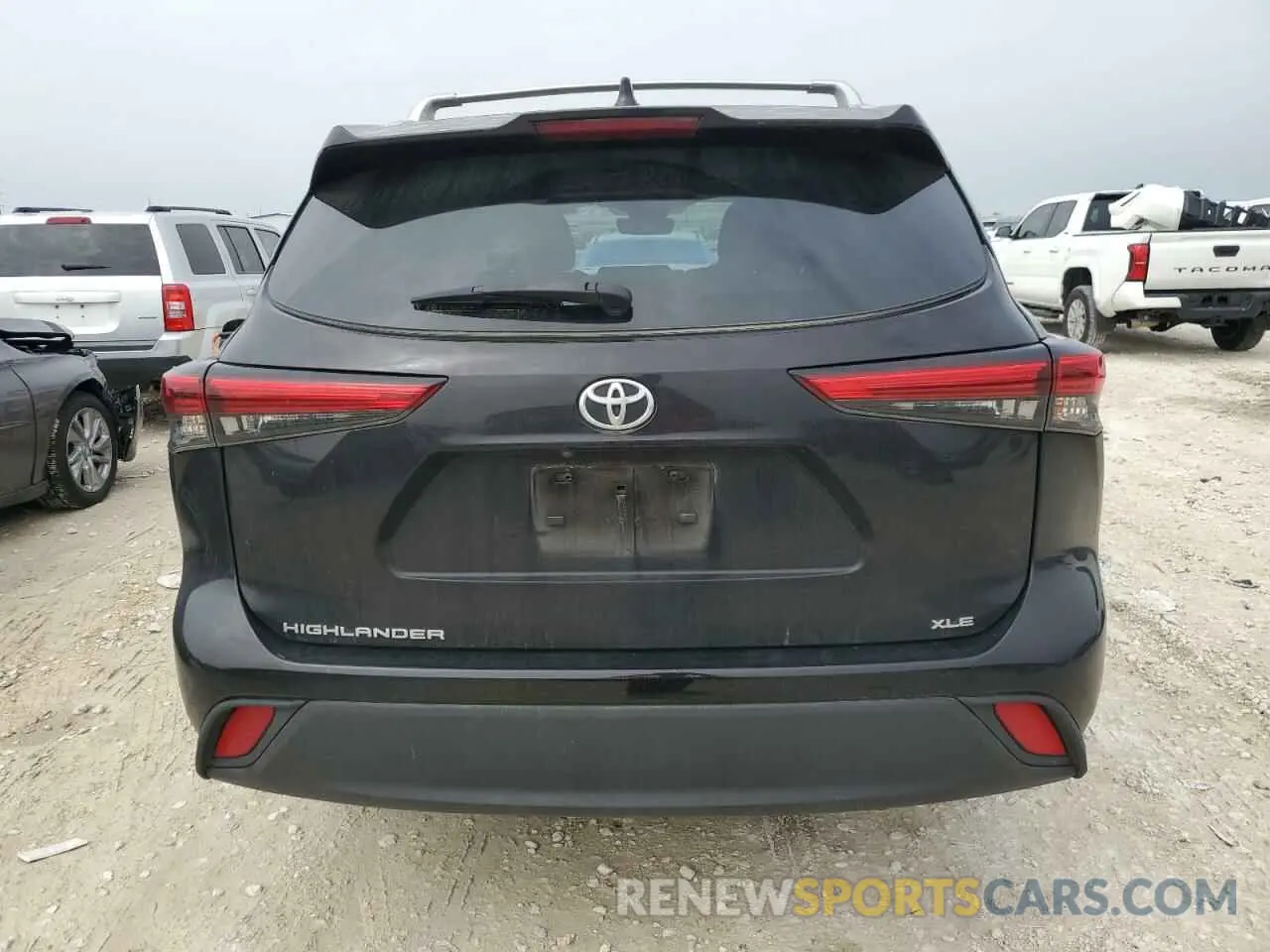 6 Photograph of a damaged car 5TDGZRAH7NS126955 TOYOTA HIGHLANDER 2022