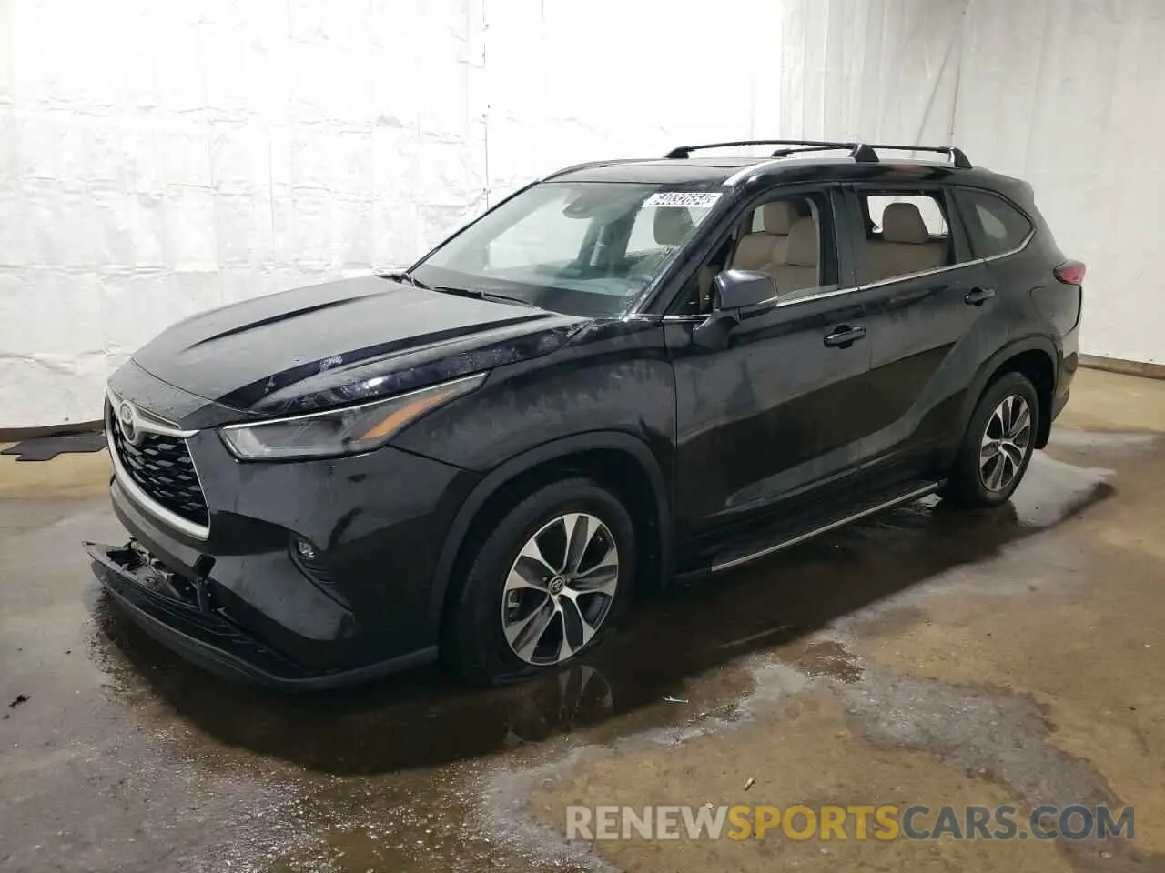 1 Photograph of a damaged car 5TDGZRAHXNS135861 TOYOTA HIGHLANDER 2022