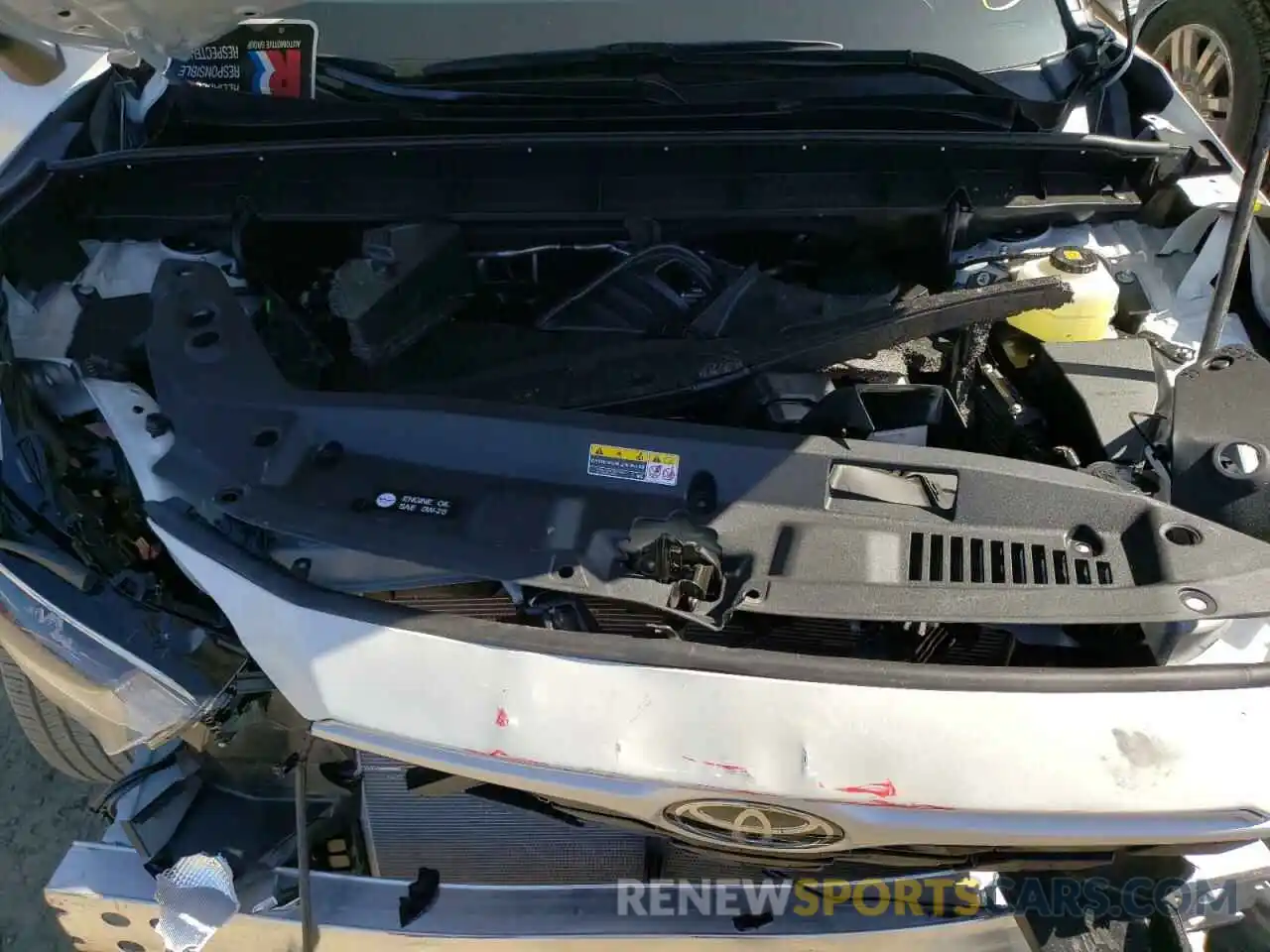 7 Photograph of a damaged car 5TDGZRBH0NS202997 TOYOTA HIGHLANDER 2022