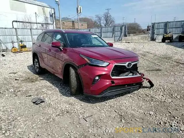 12 Photograph of a damaged car 5TDGZRBH0NS568362 TOYOTA HIGHLANDER 2022