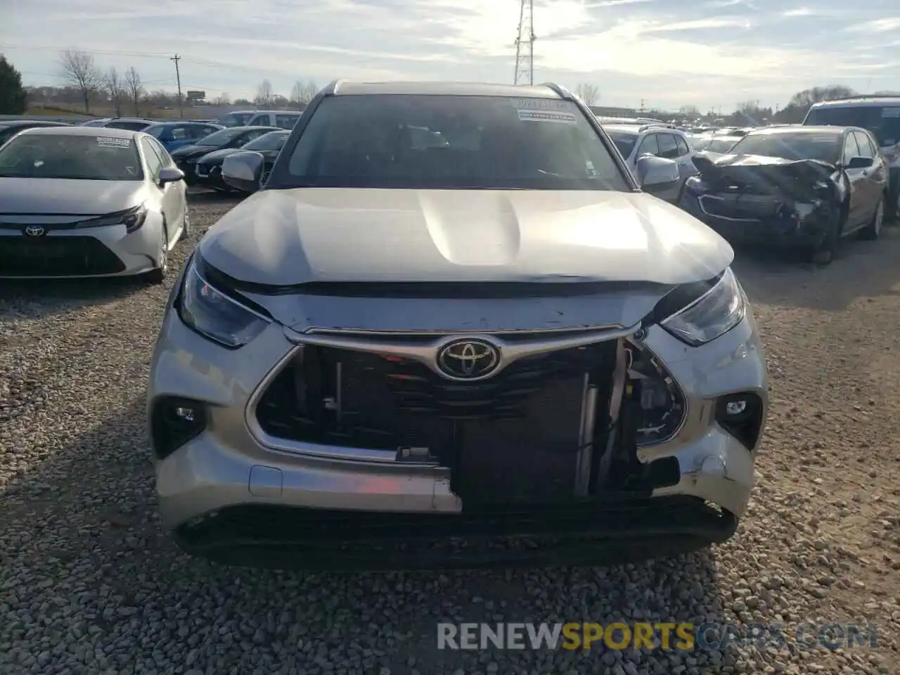 5 Photograph of a damaged car 5TDGZRBH1NS577507 TOYOTA HIGHLANDER 2022