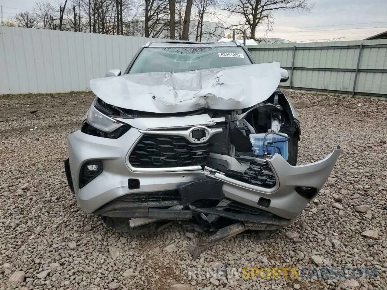 5 Photograph of a damaged car 5TDGZRBH2NS199388 TOYOTA HIGHLANDER 2022