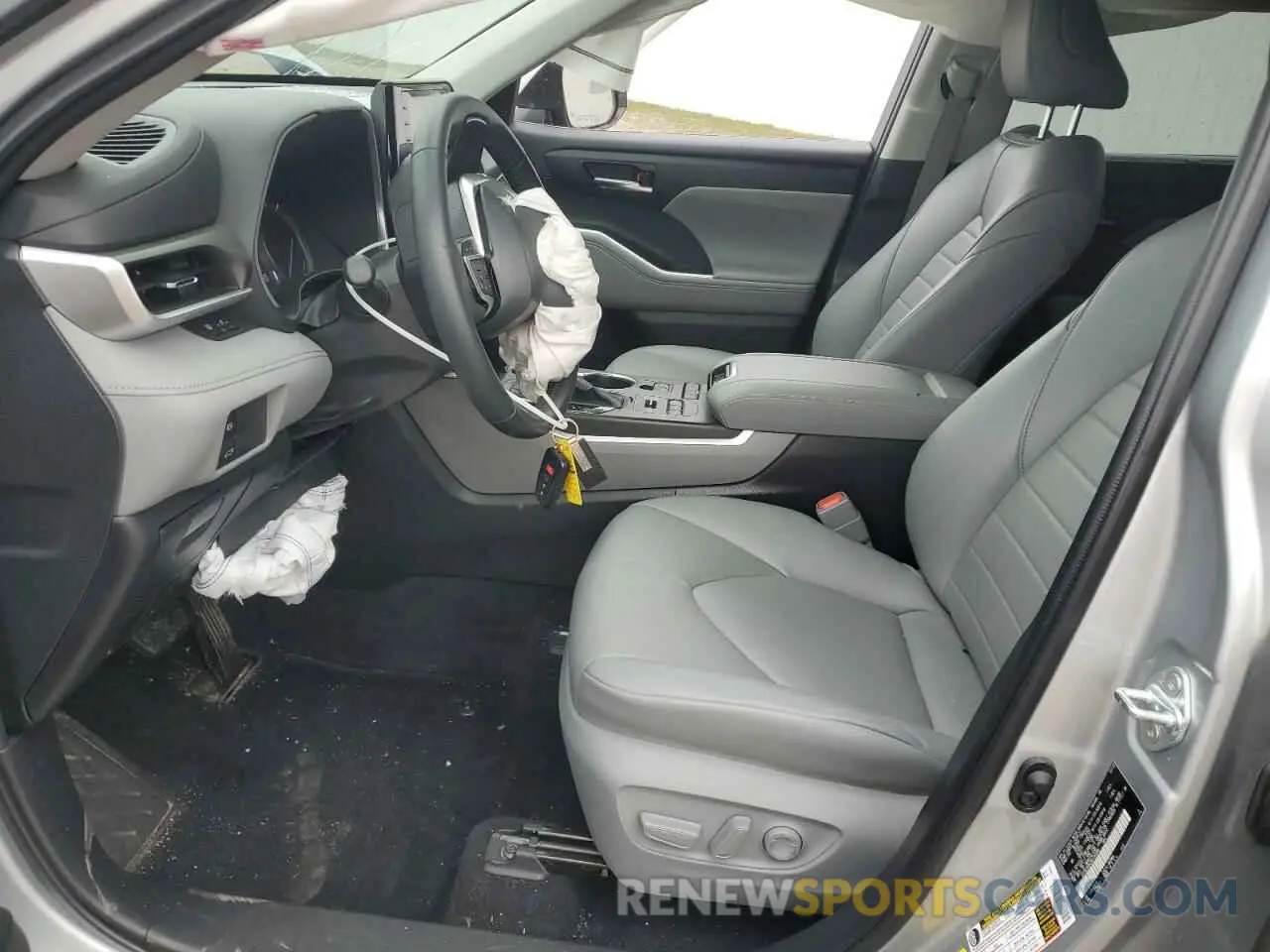 7 Photograph of a damaged car 5TDGZRBH2NS199388 TOYOTA HIGHLANDER 2022