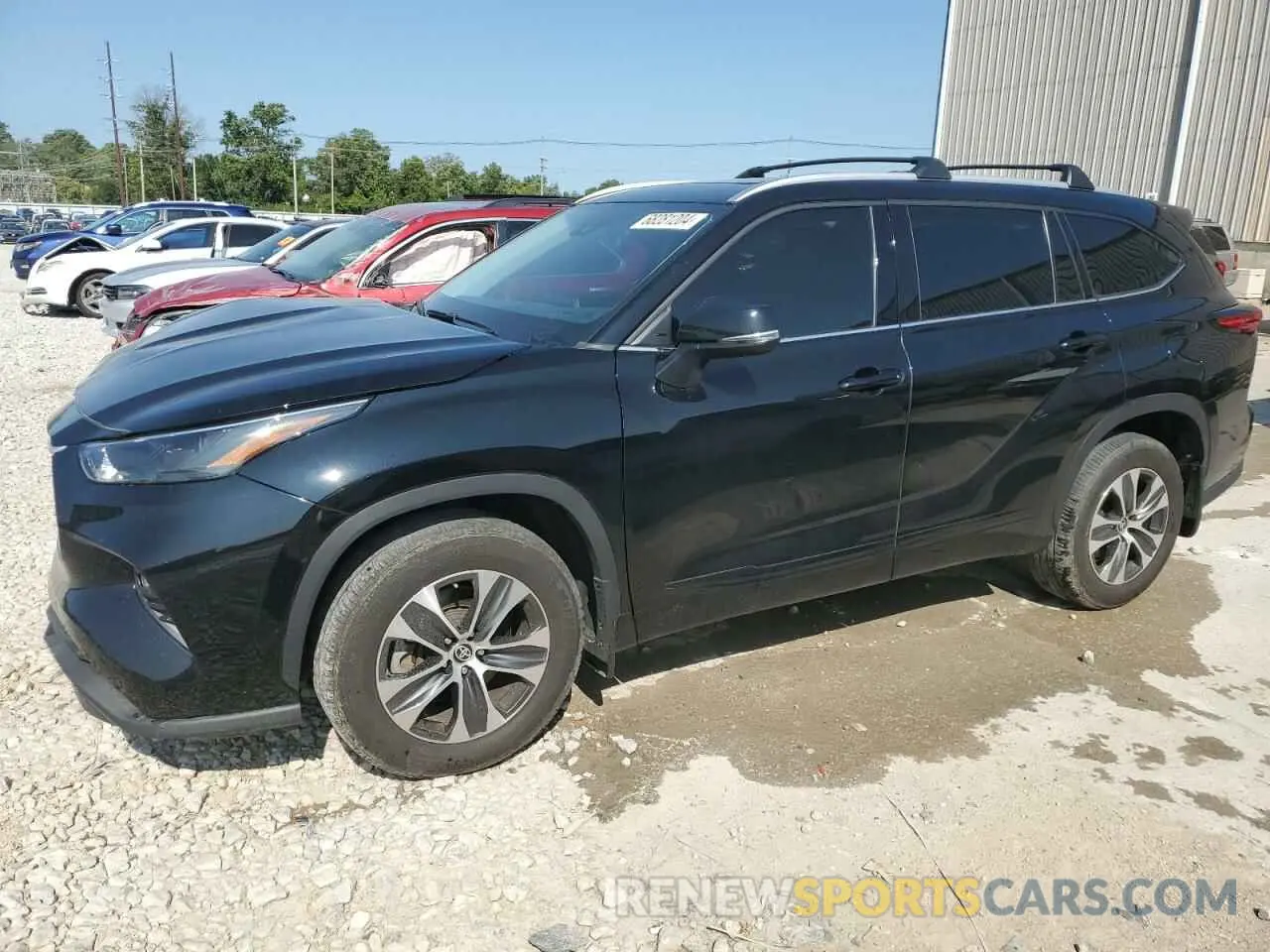 1 Photograph of a damaged car 5TDGZRBH2NS560697 TOYOTA HIGHLANDER 2022