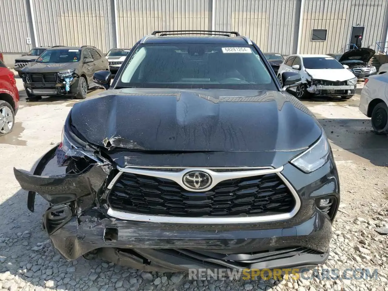 5 Photograph of a damaged car 5TDGZRBH2NS560697 TOYOTA HIGHLANDER 2022