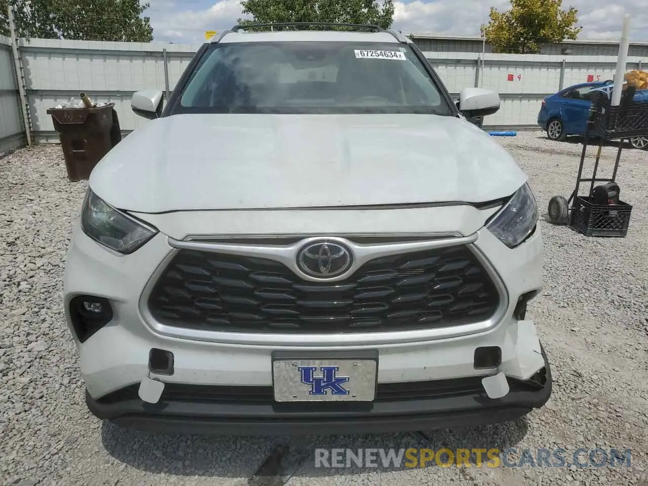 5 Photograph of a damaged car 5TDGZRBH2NS592033 TOYOTA HIGHLANDER 2022