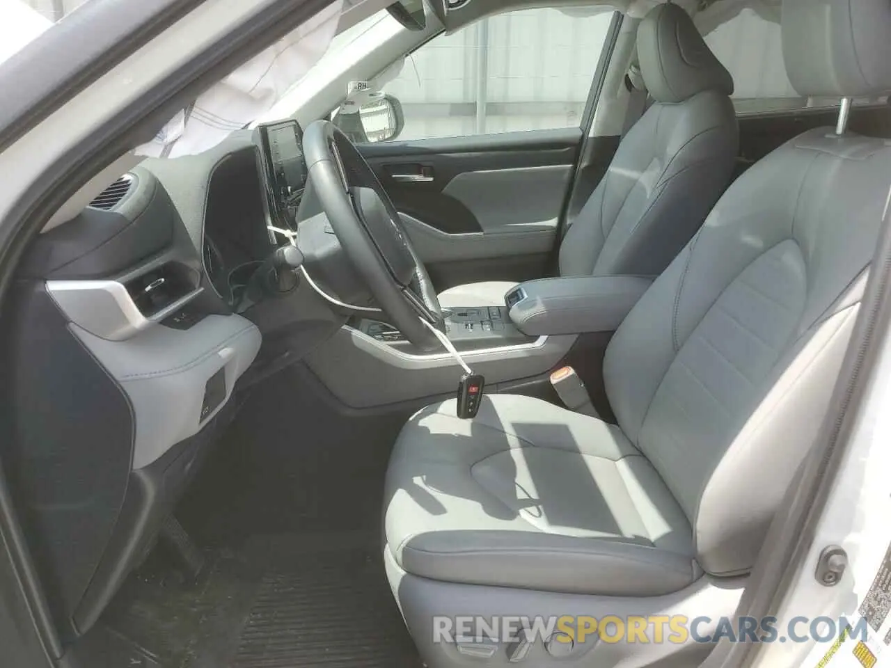 7 Photograph of a damaged car 5TDGZRBH2NS592033 TOYOTA HIGHLANDER 2022