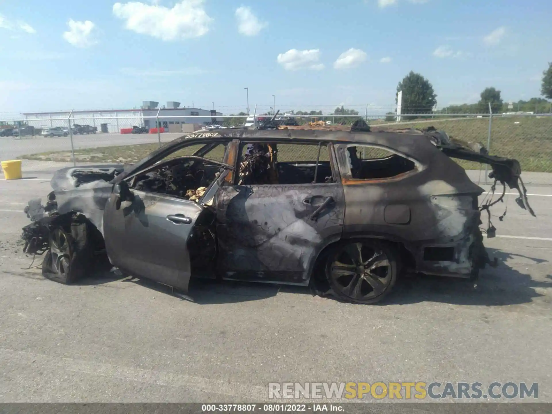 6 Photograph of a damaged car 5TDGZRBH4NS165825 TOYOTA HIGHLANDER 2022