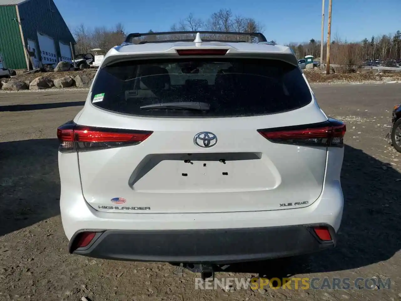 6 Photograph of a damaged car 5TDGZRBH4NS251006 TOYOTA HIGHLANDER 2022