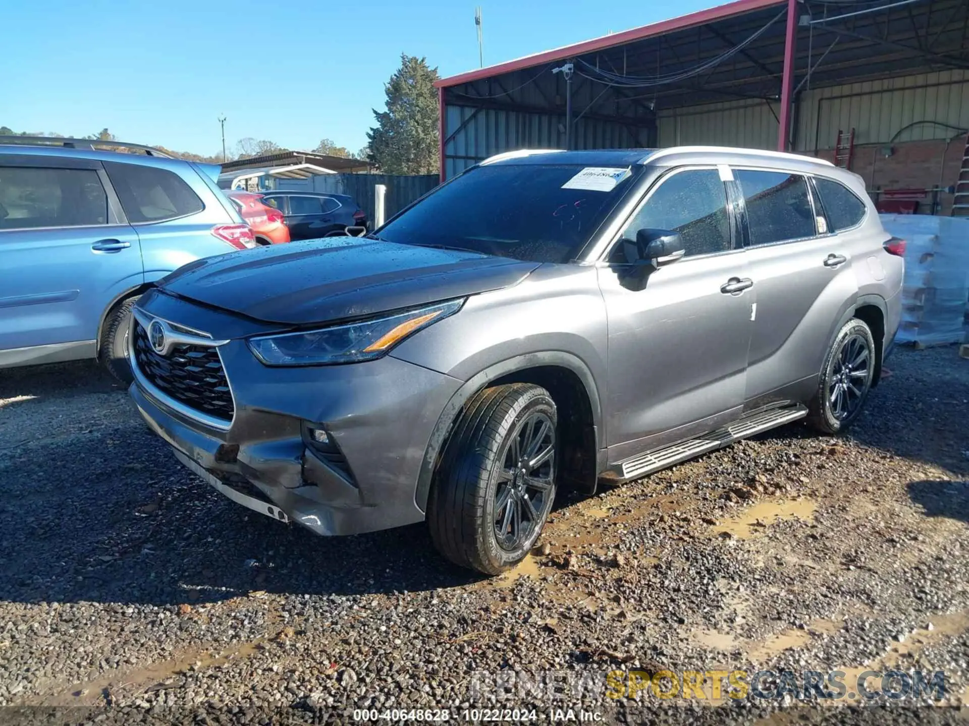 2 Photograph of a damaged car 5TDGZRBH4NS574584 TOYOTA HIGHLANDER 2022