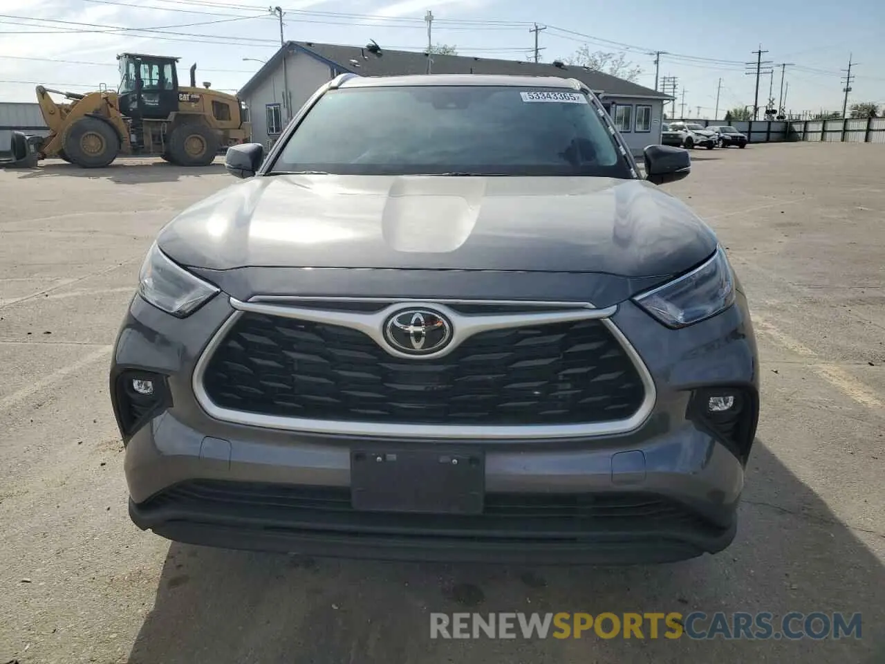 5 Photograph of a damaged car 5TDGZRBH5NS207788 TOYOTA HIGHLANDER 2022