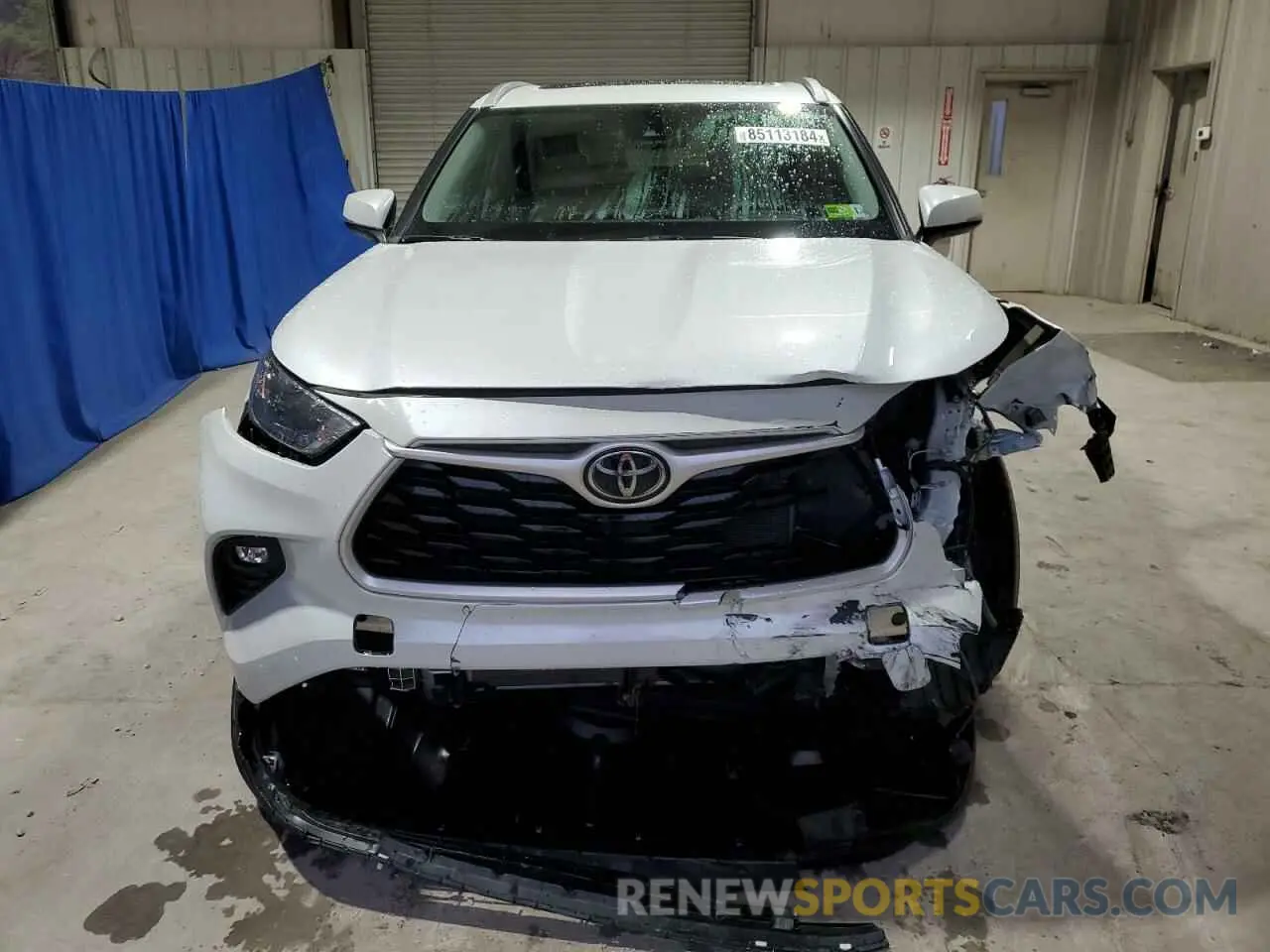 5 Photograph of a damaged car 5TDGZRBH5NS564856 TOYOTA HIGHLANDER 2022
