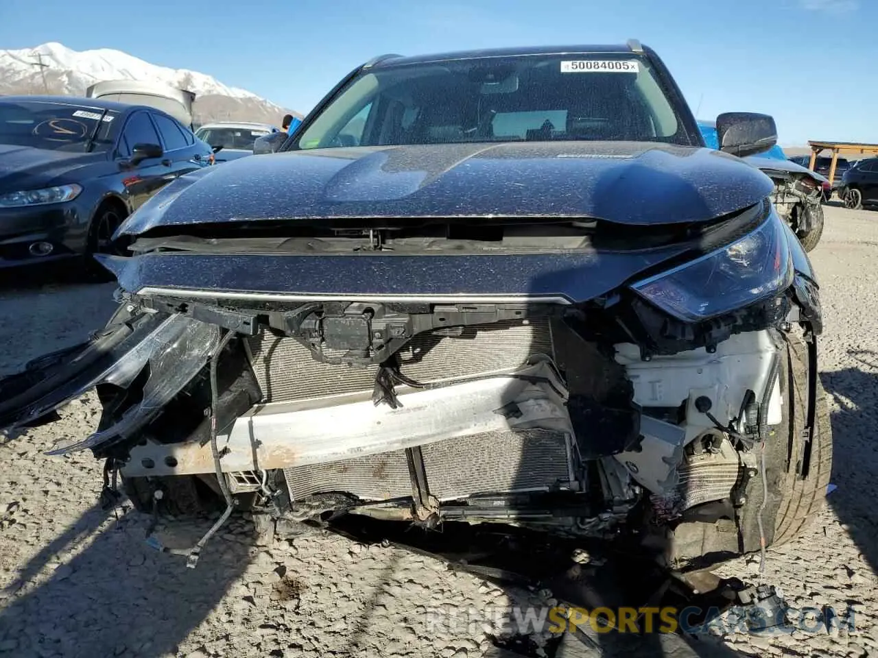 5 Photograph of a damaged car 5TDGZRBH5NS583679 TOYOTA HIGHLANDER 2022