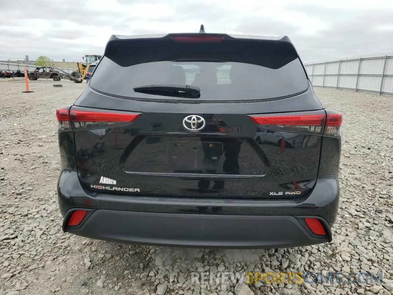 6 Photograph of a damaged car 5TDGZRBH6NS175420 TOYOTA HIGHLANDER 2022