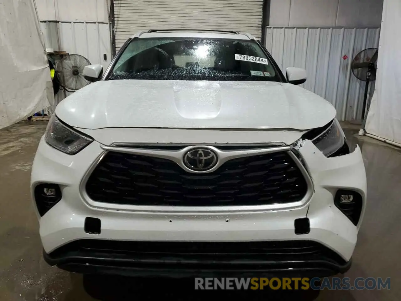 5 Photograph of a damaged car 5TDGZRBH6NS255994 TOYOTA HIGHLANDER 2022
