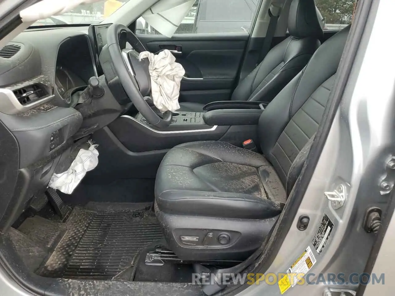 7 Photograph of a damaged car 5TDGZRBH7NS200180 TOYOTA HIGHLANDER 2022