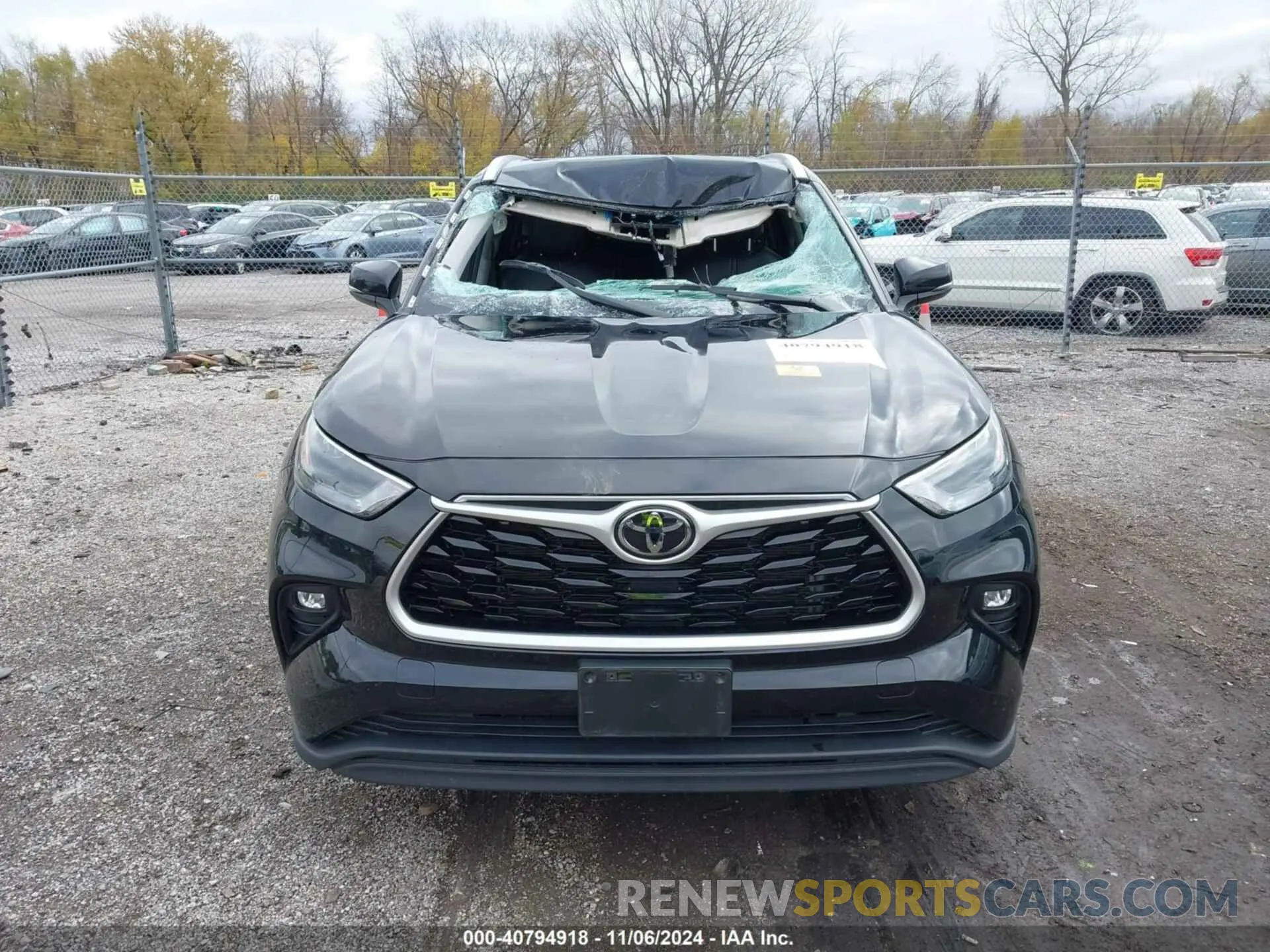 12 Photograph of a damaged car 5TDGZRBH7NS564695 TOYOTA HIGHLANDER 2022