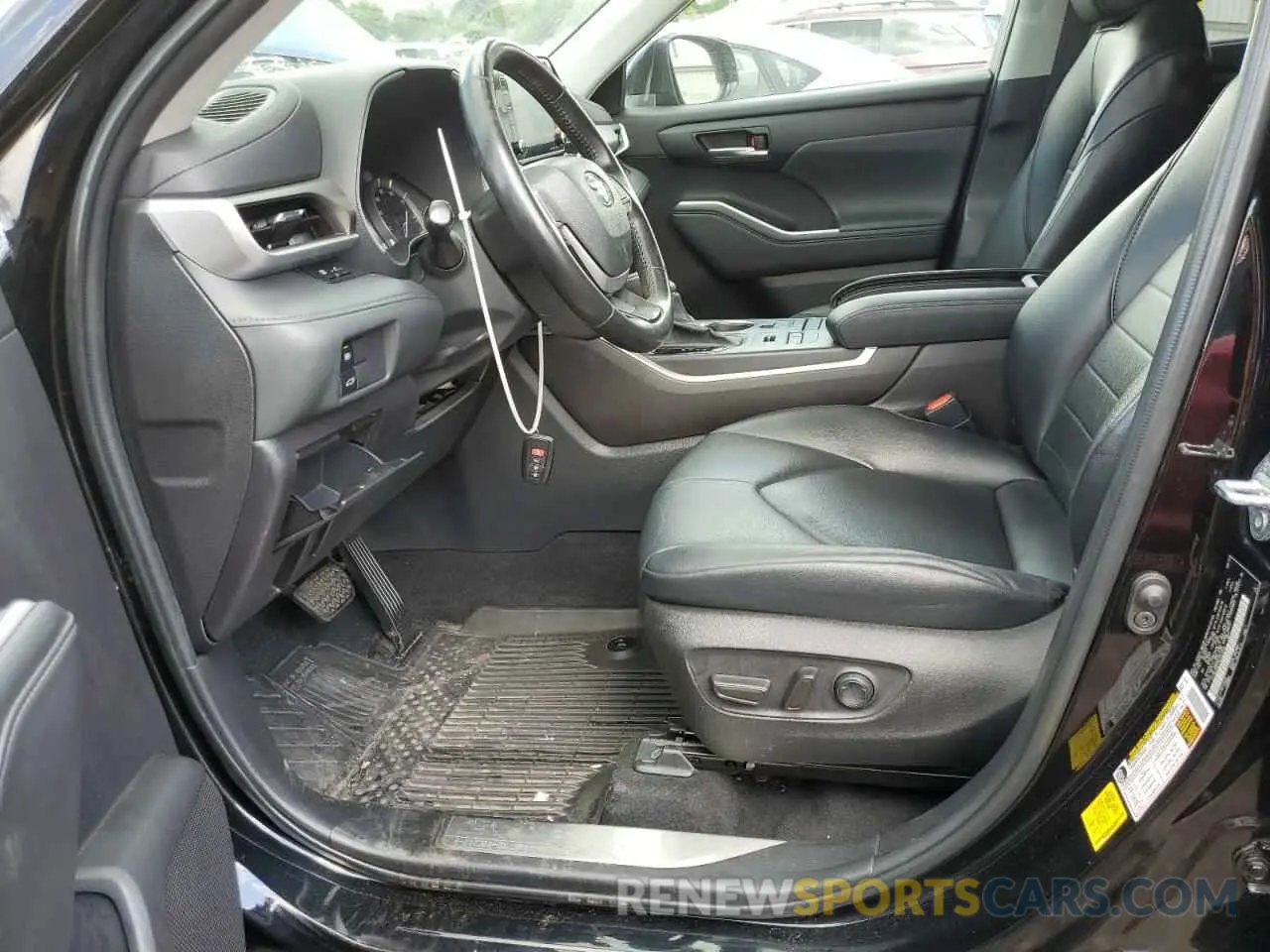 7 Photograph of a damaged car 5TDGZRBH7NS583229 TOYOTA HIGHLANDER 2022