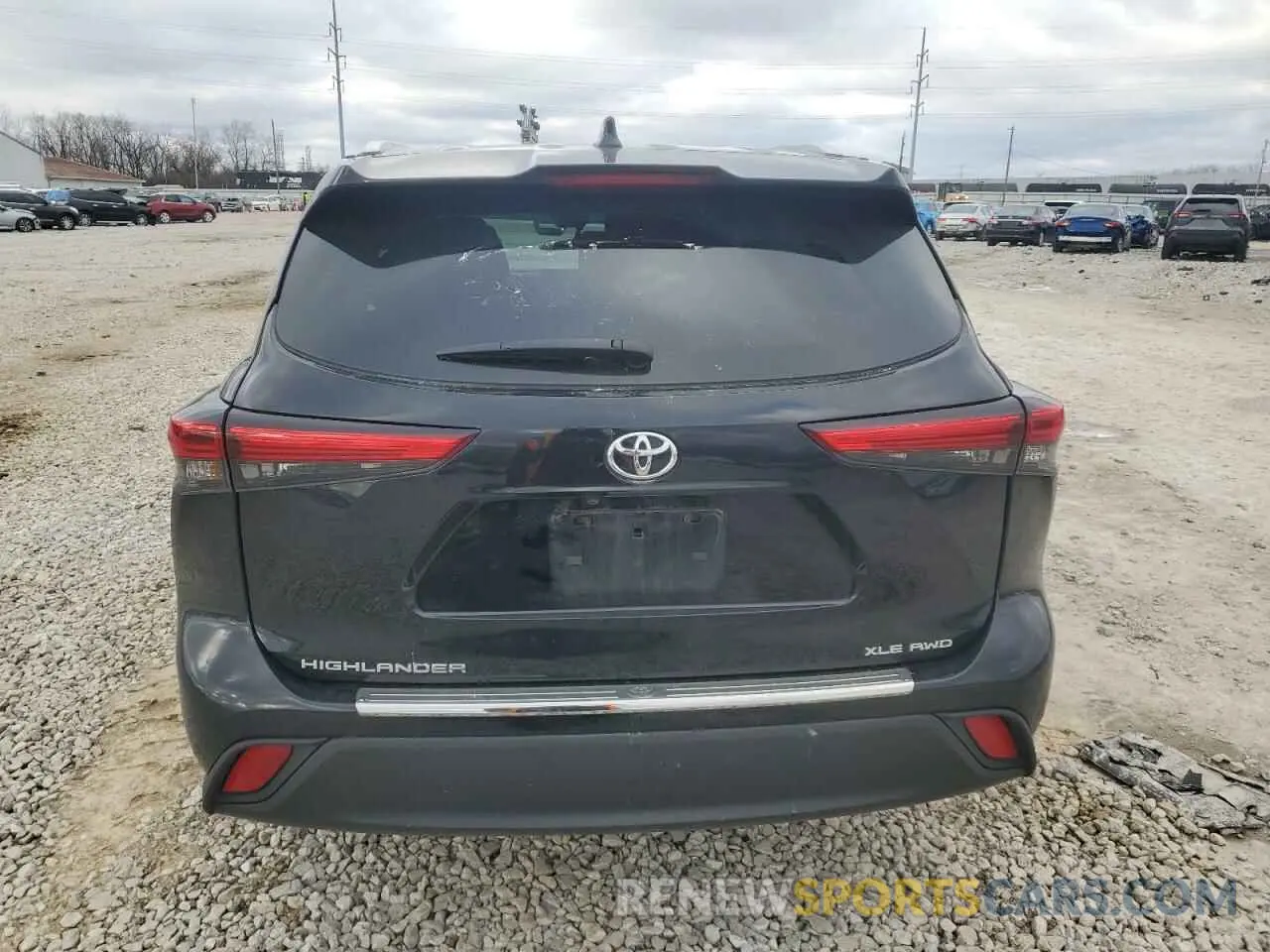 6 Photograph of a damaged car 5TDGZRBH8NS216887 TOYOTA HIGHLANDER 2022