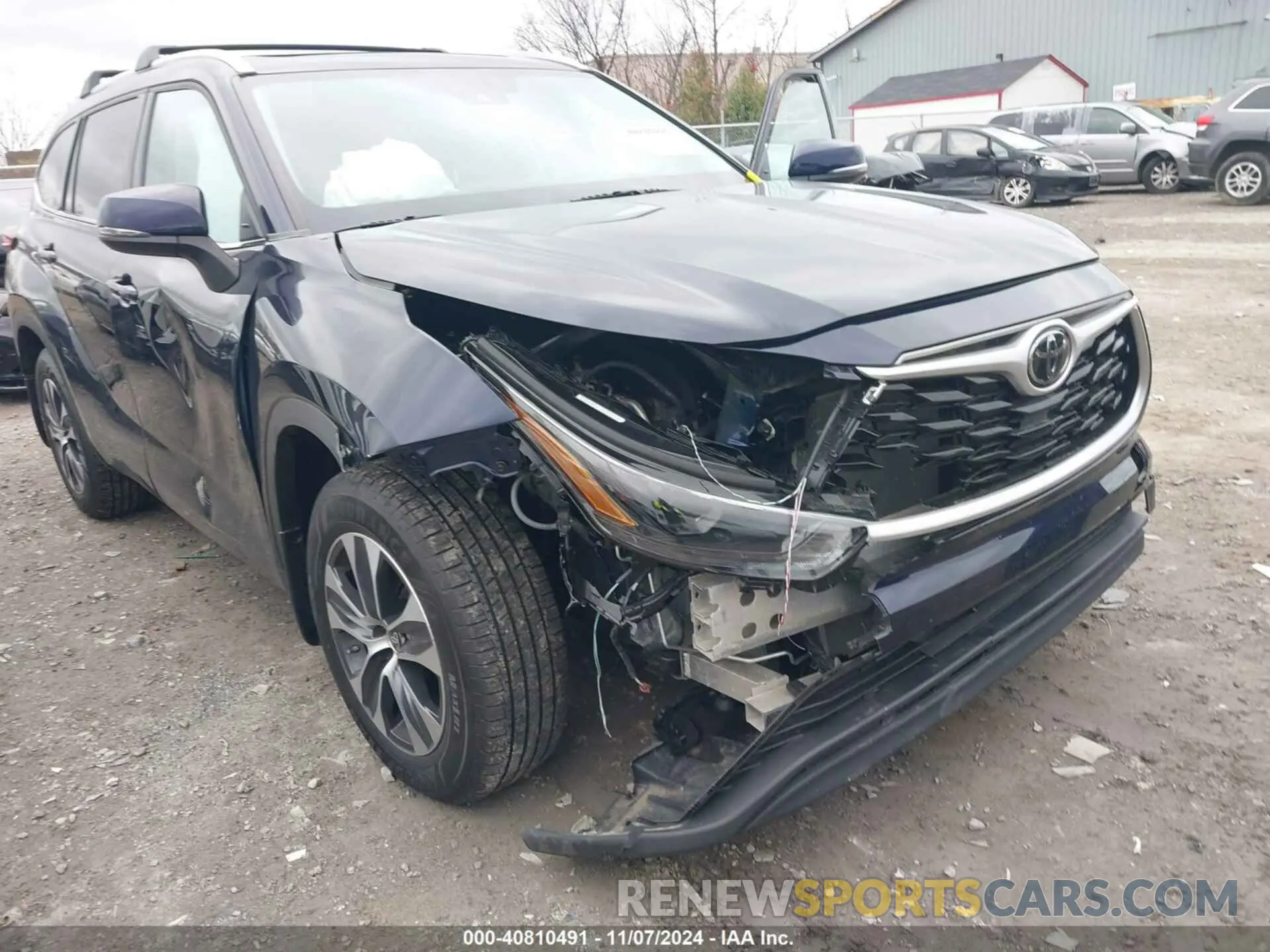6 Photograph of a damaged car 5TDGZRBH8NS577407 TOYOTA HIGHLANDER 2022