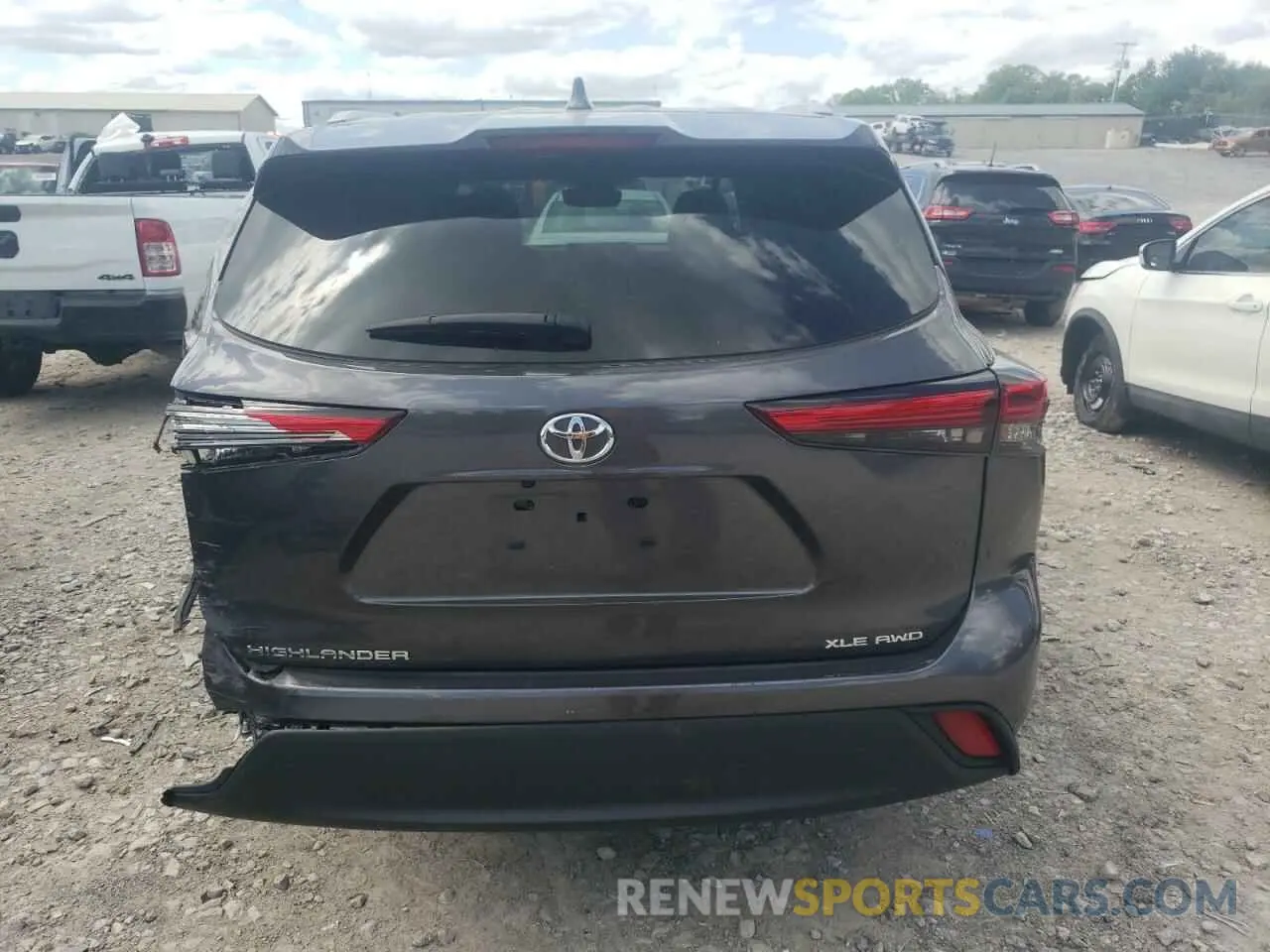 6 Photograph of a damaged car 5TDGZRBHXNS226630 TOYOTA HIGHLANDER 2022