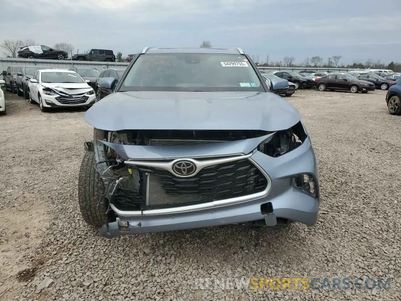 5 Photograph of a damaged car 5TDGZRBHXNS229849 TOYOTA HIGHLANDER 2022