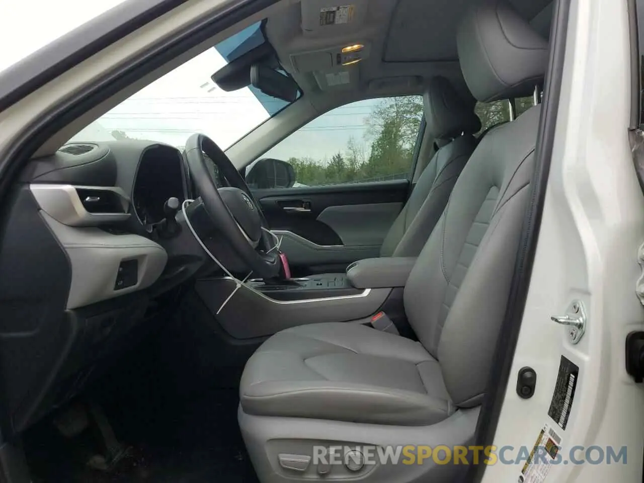 7 Photograph of a damaged car 5TDGZRBHXNS591325 TOYOTA HIGHLANDER 2022