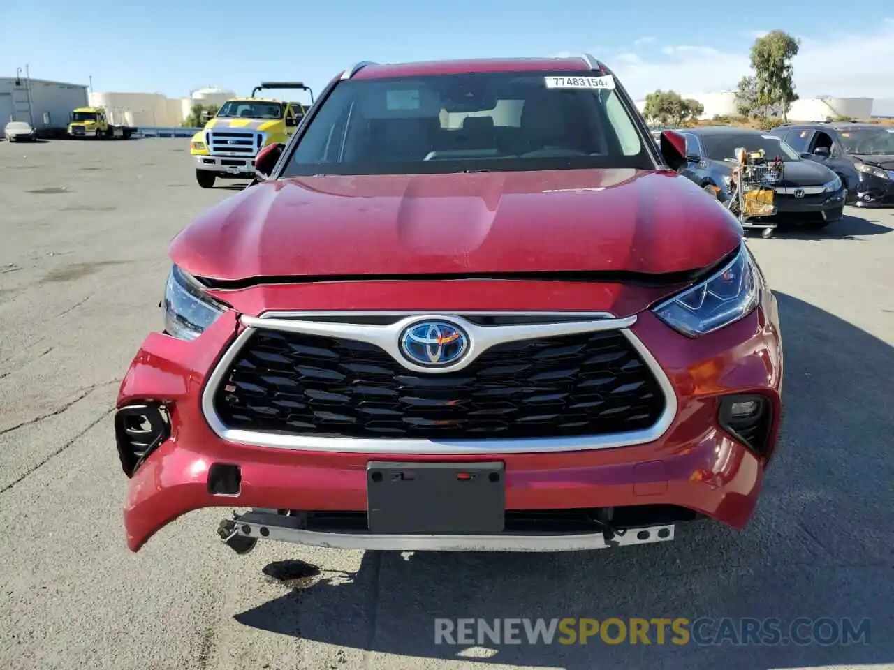 5 Photograph of a damaged car 5TDHBRCH1NS542781 TOYOTA HIGHLANDER 2022