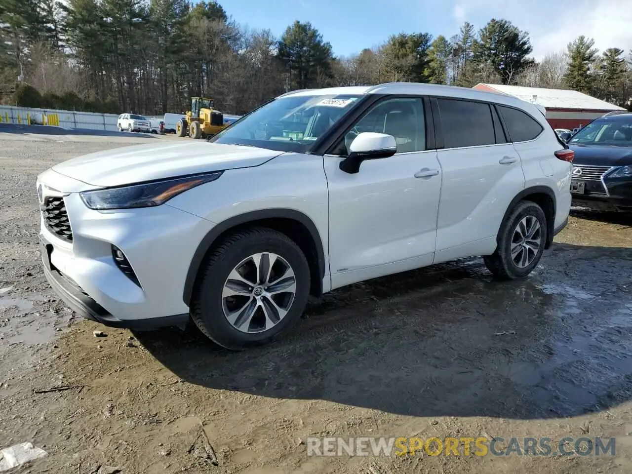 1 Photograph of a damaged car 5TDHBRCH1NS545938 TOYOTA HIGHLANDER 2022