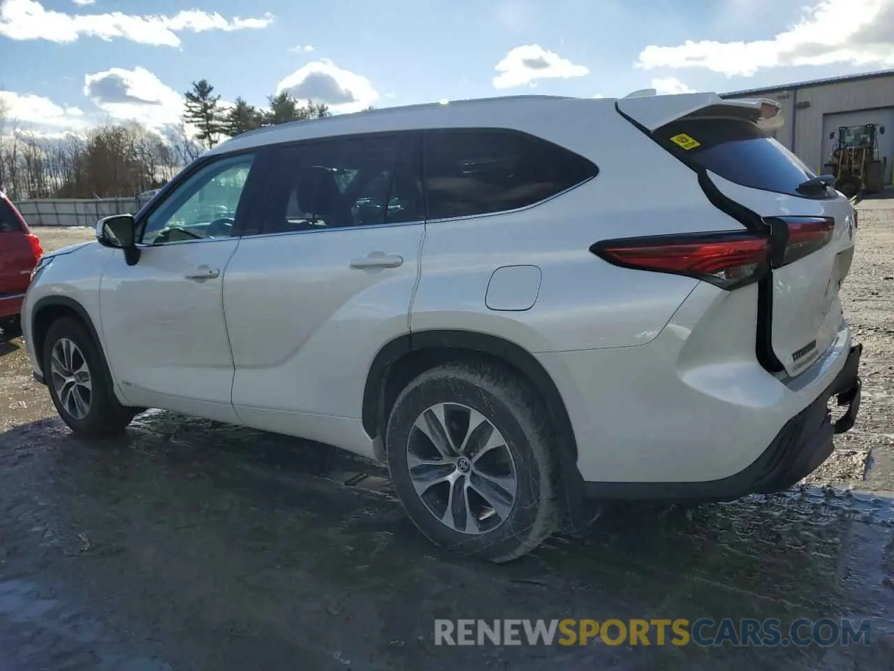 2 Photograph of a damaged car 5TDHBRCH1NS545938 TOYOTA HIGHLANDER 2022