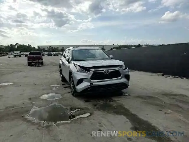 15 Photograph of a damaged car 5TDHZRAH2NS121814 TOYOTA HIGHLANDER 2022