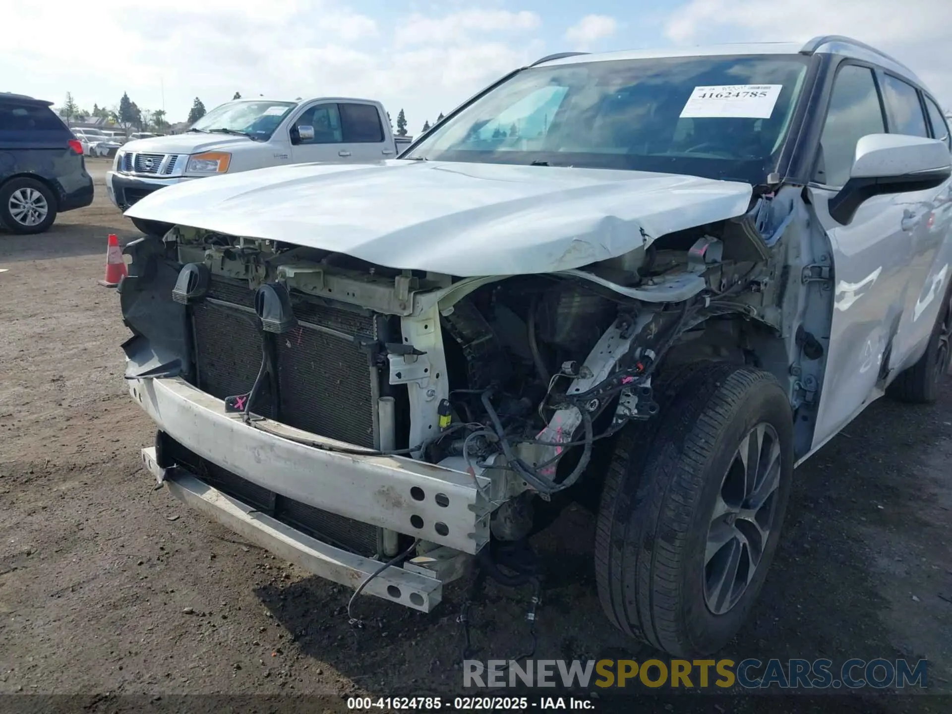6 Photograph of a damaged car 5TDHZRAH2NS548040 TOYOTA HIGHLANDER 2022