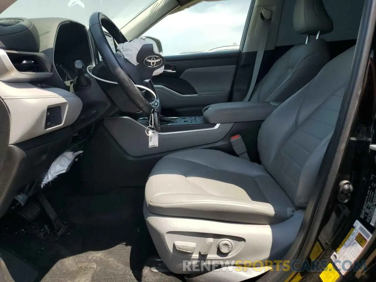 7 Photograph of a damaged car 5TDHZRBH0NS202972 TOYOTA HIGHLANDER 2022