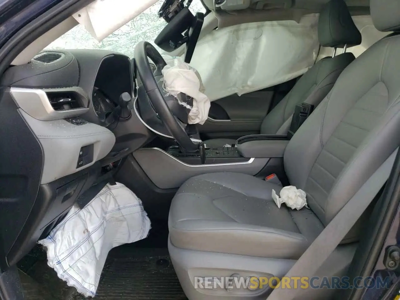 7 Photograph of a damaged car 5TDHZRBH2NS570666 TOYOTA HIGHLANDER 2022