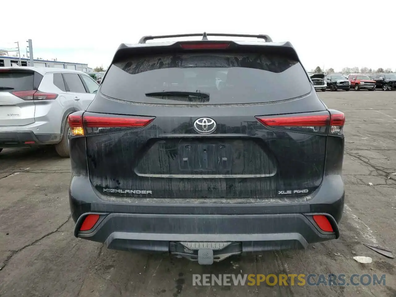 6 Photograph of a damaged car 5TDHZRBH6NS250847 TOYOTA HIGHLANDER 2022