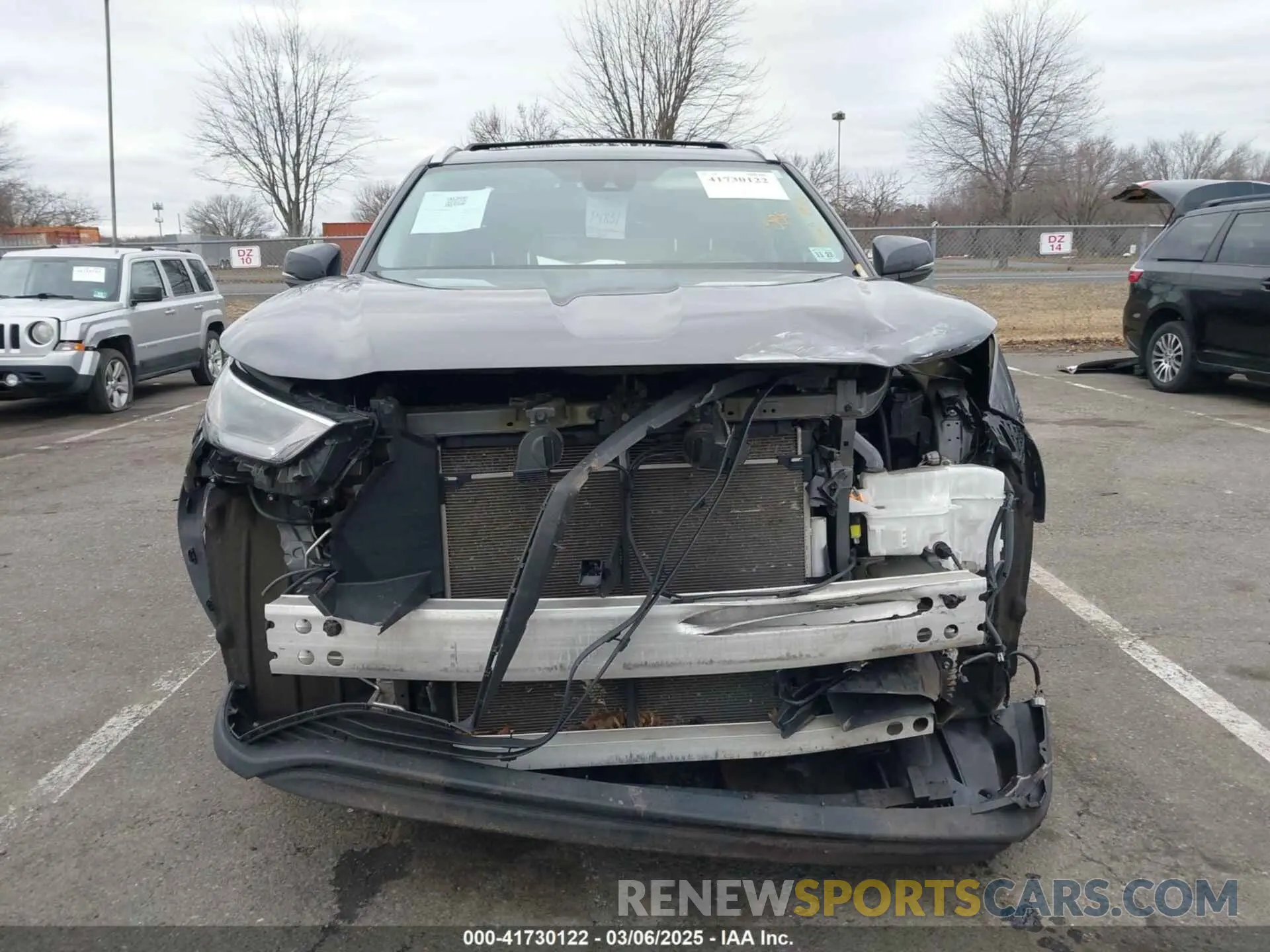 6 Photograph of a damaged car 5TDHZRBH8NS594485 TOYOTA HIGHLANDER 2022