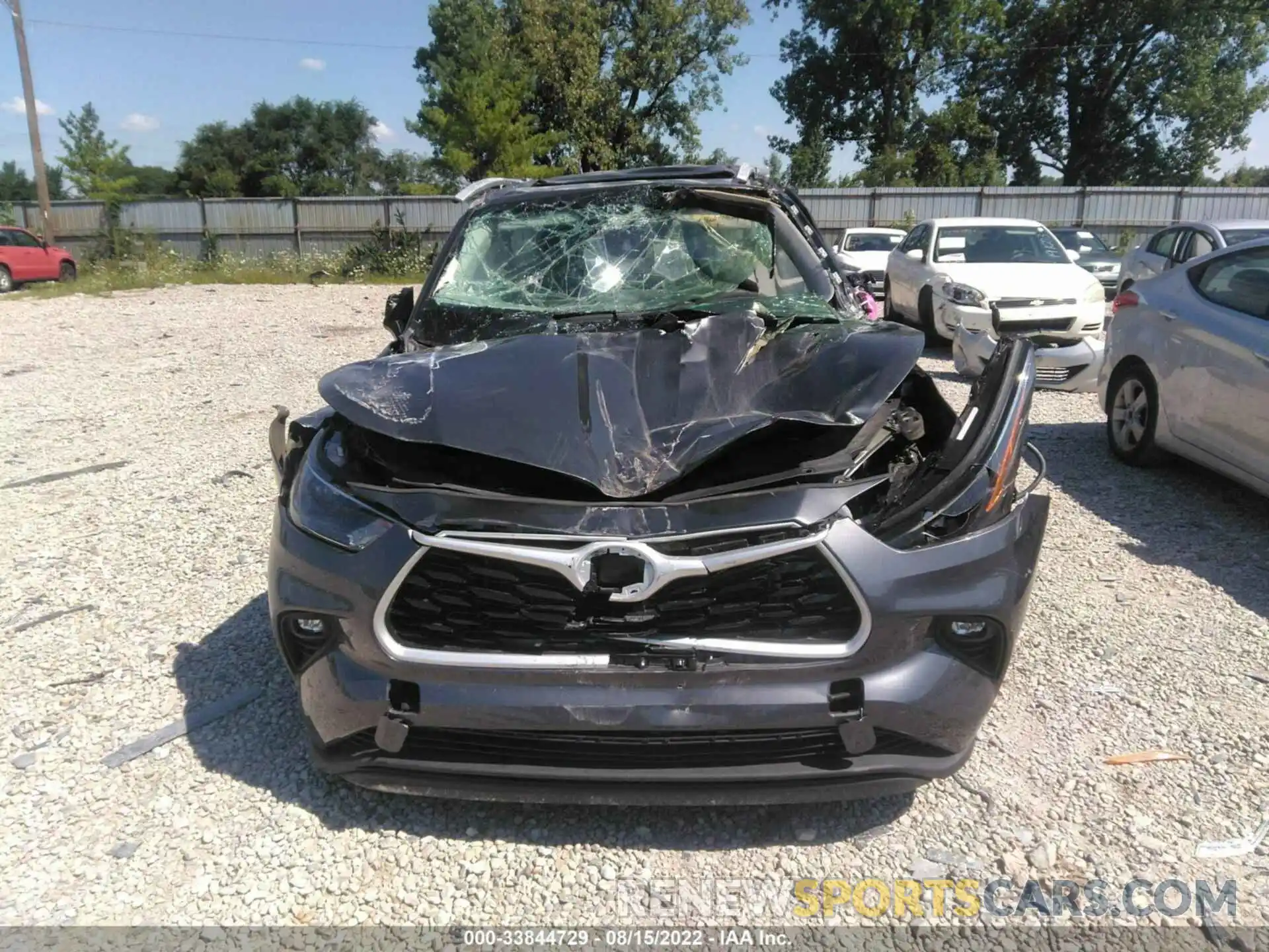 6 Photograph of a damaged car 5TDHZRBH9NS174749 TOYOTA HIGHLANDER 2022