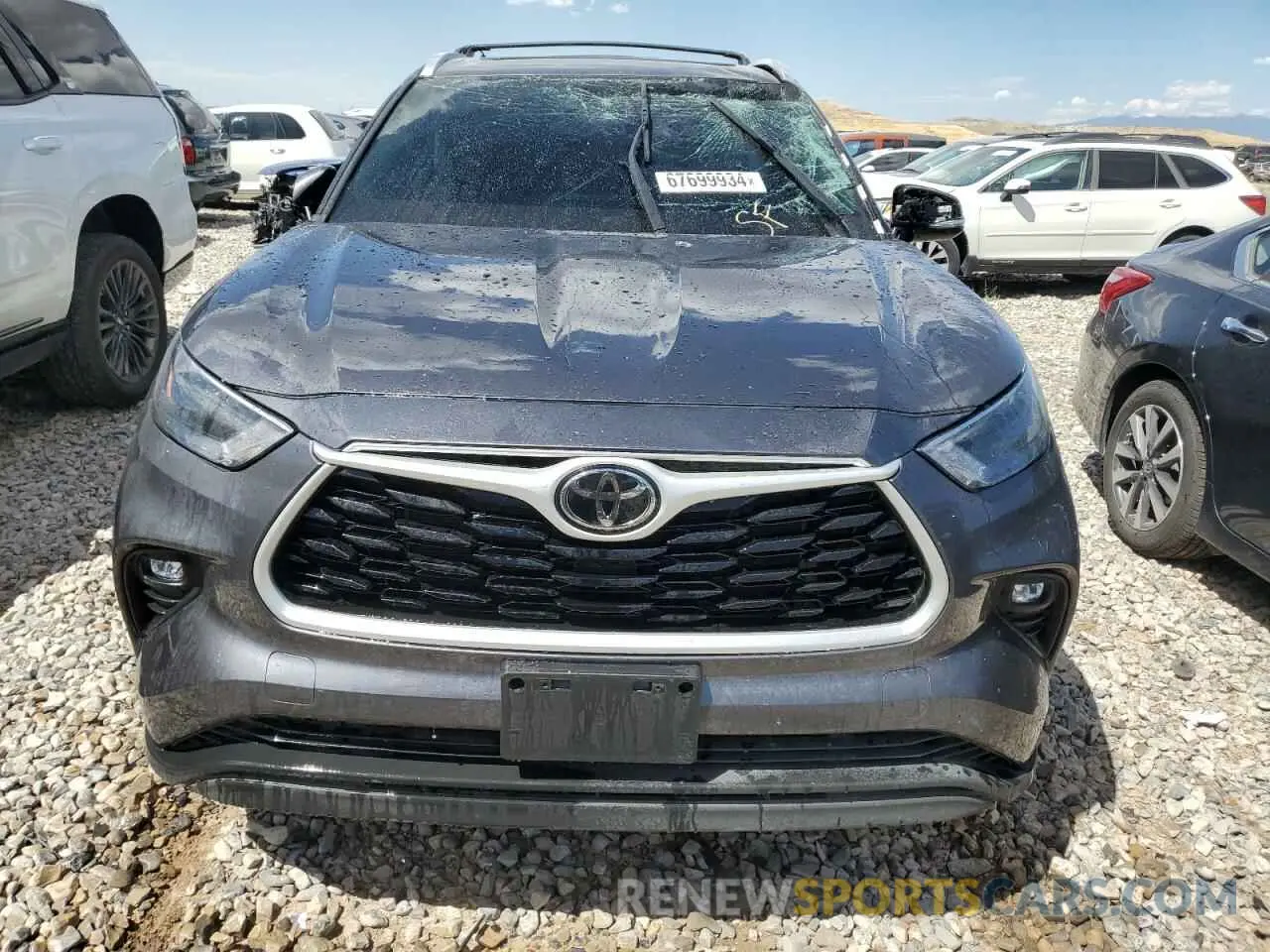 5 Photograph of a damaged car 5TDHZRBH9NS229958 TOYOTA HIGHLANDER 2022