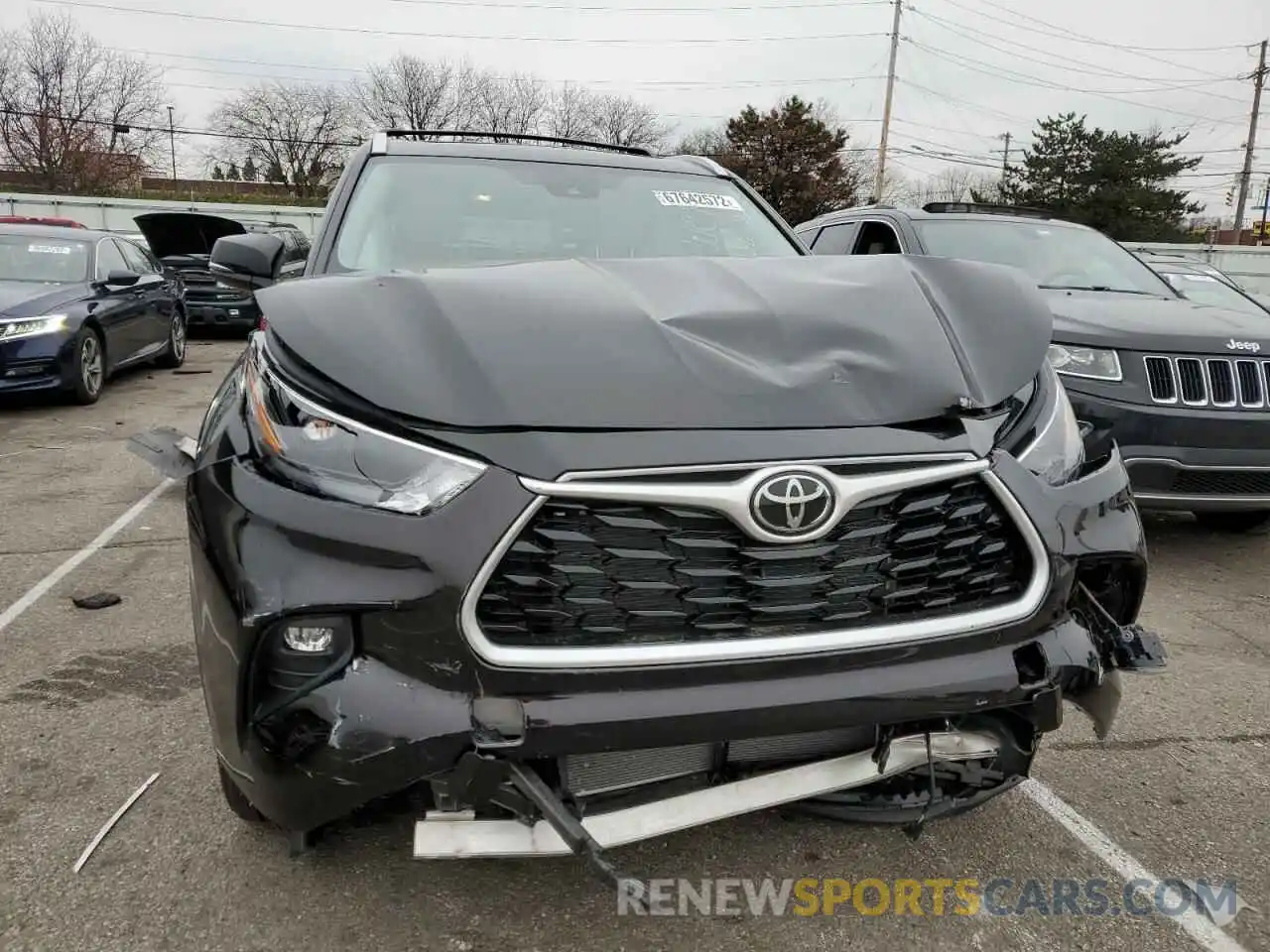 5 Photograph of a damaged car 5TDHZRBHXNS184173 TOYOTA HIGHLANDER 2022