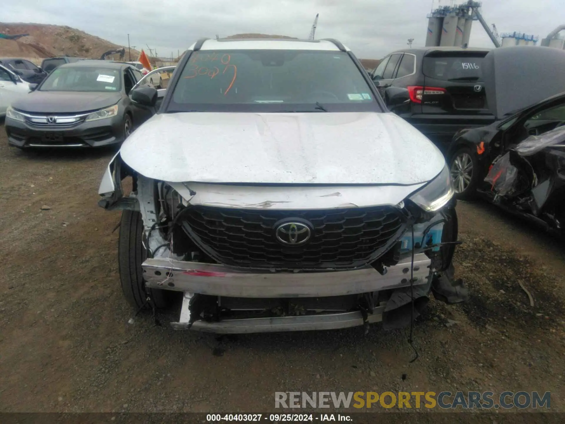 20 Photograph of a damaged car 5TDJZRBH6NS174712 TOYOTA HIGHLANDER 2022