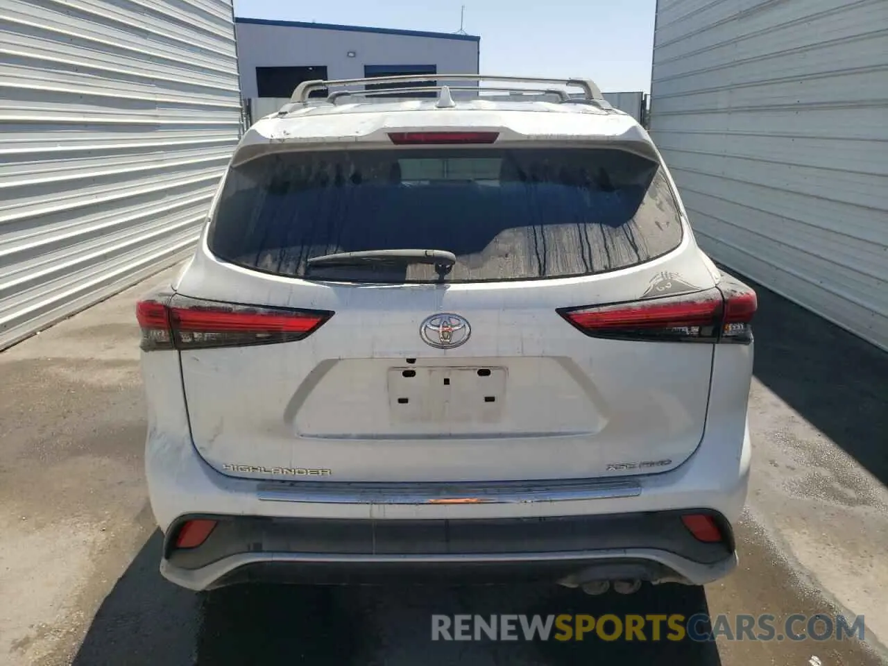 6 Photograph of a damaged car 5TDJZRBH8NS248549 TOYOTA HIGHLANDER 2022