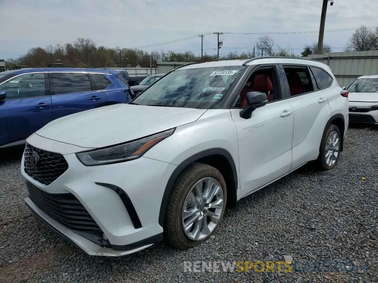 1 Photograph of a damaged car 5TDJZRBH9NS205547 TOYOTA HIGHLANDER 2022