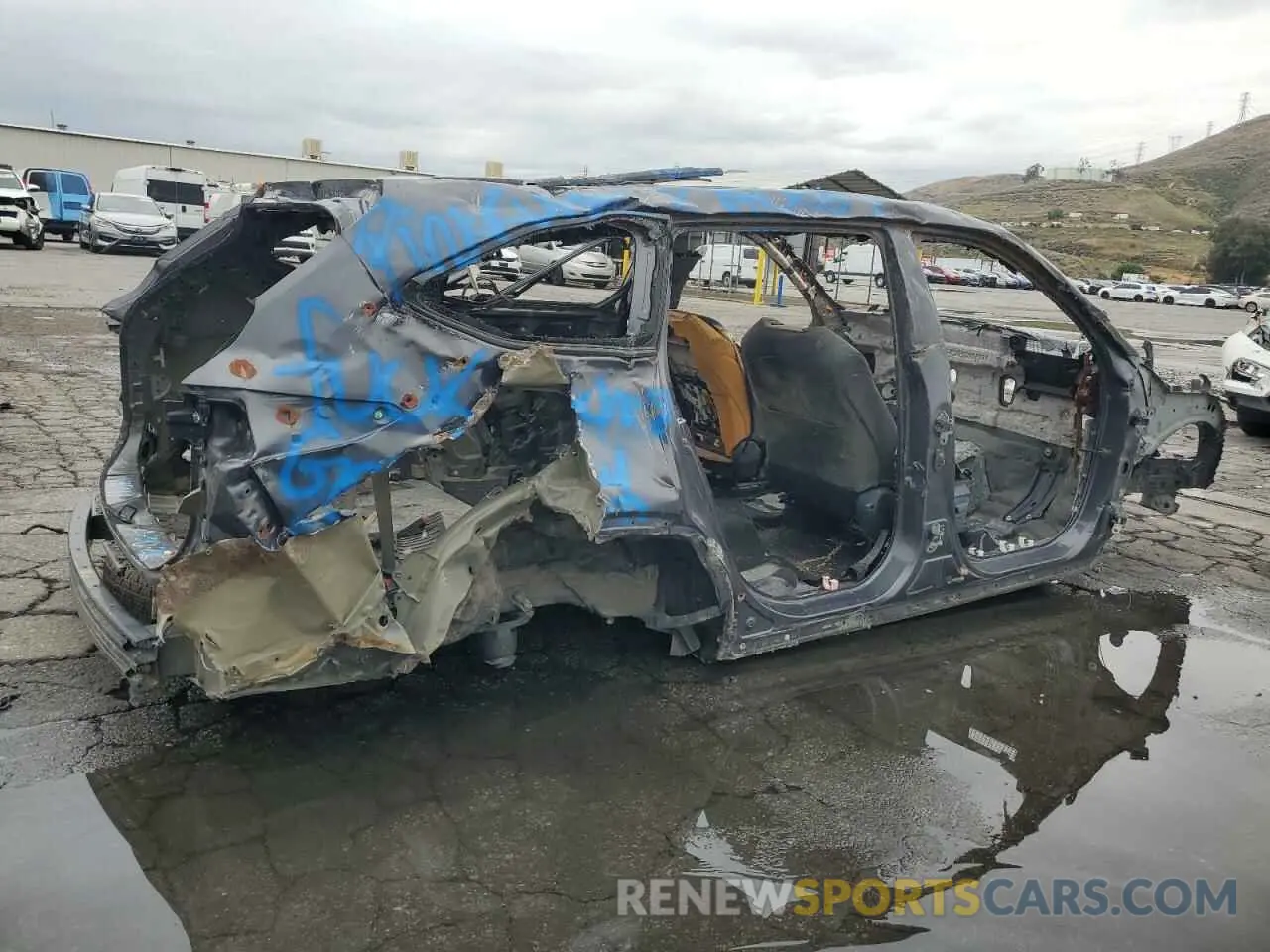 3 Photograph of a damaged car 5TDJZRBH9NS213244 TOYOTA HIGHLANDER 2022