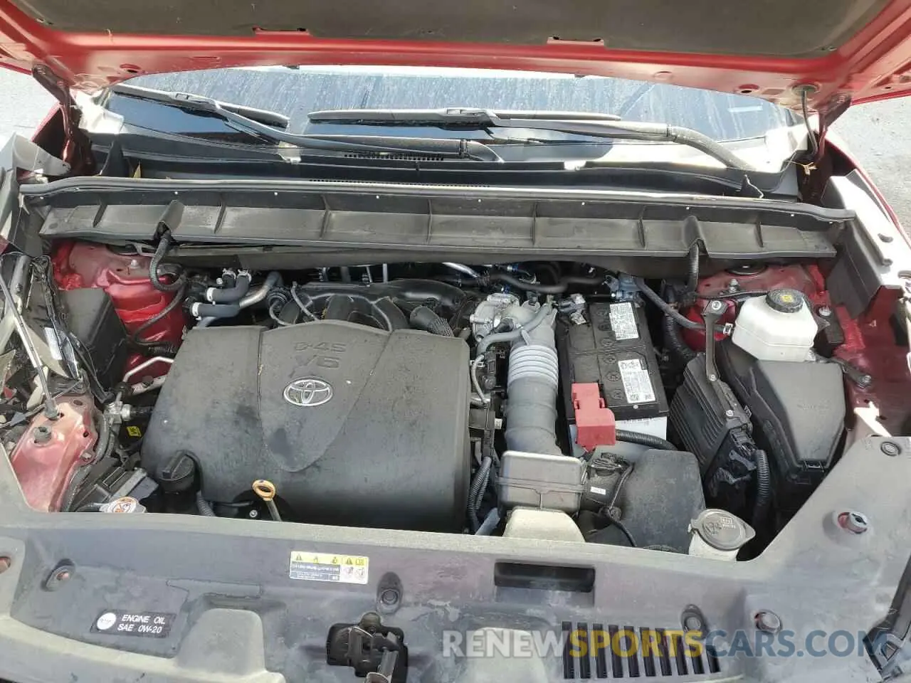 12 Photograph of a damaged car 5TDLZRAH7NS131474 TOYOTA HIGHLANDER 2022