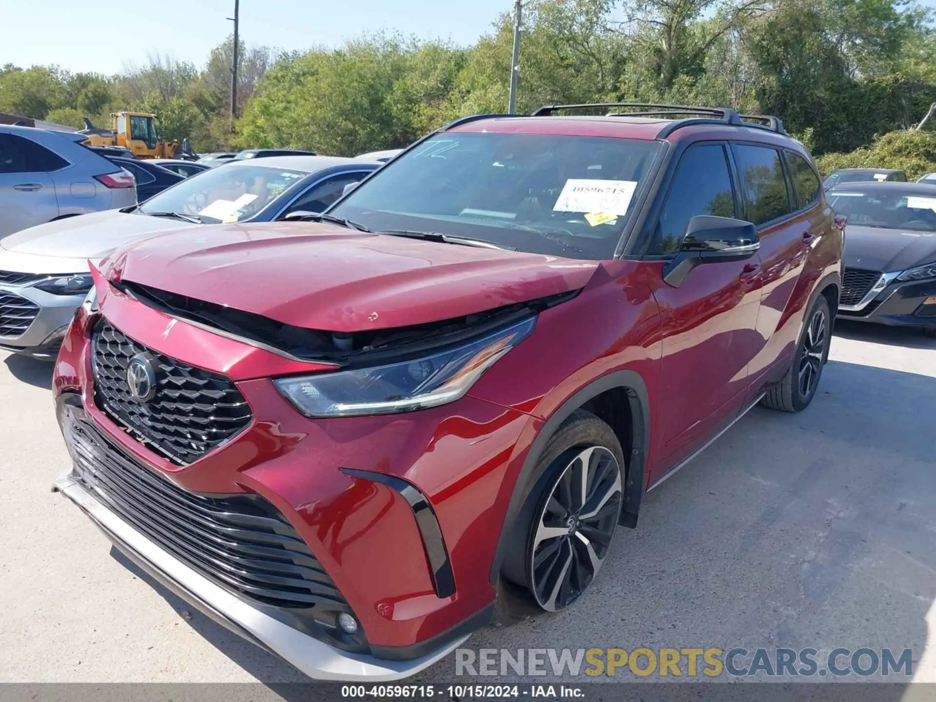 2 Photograph of a damaged car 5TDLZRAHXNS130982 TOYOTA HIGHLANDER 2022