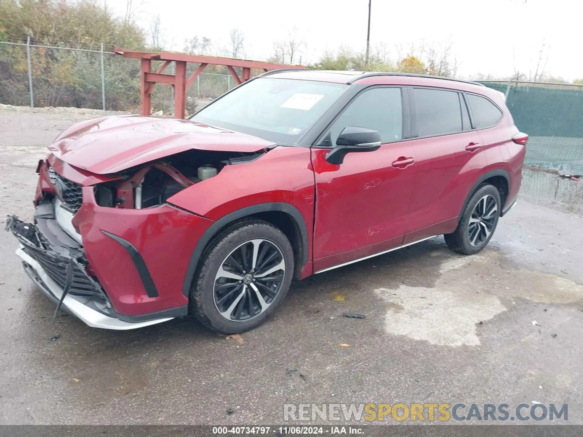 2 Photograph of a damaged car 5TDLZRBH3NS205651 TOYOTA HIGHLANDER 2022