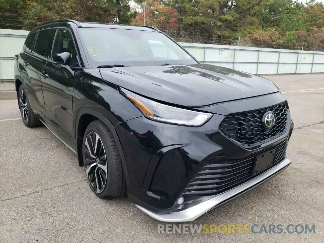 1 Photograph of a damaged car 5TDLZRBH4NS244247 TOYOTA HIGHLANDER 2022