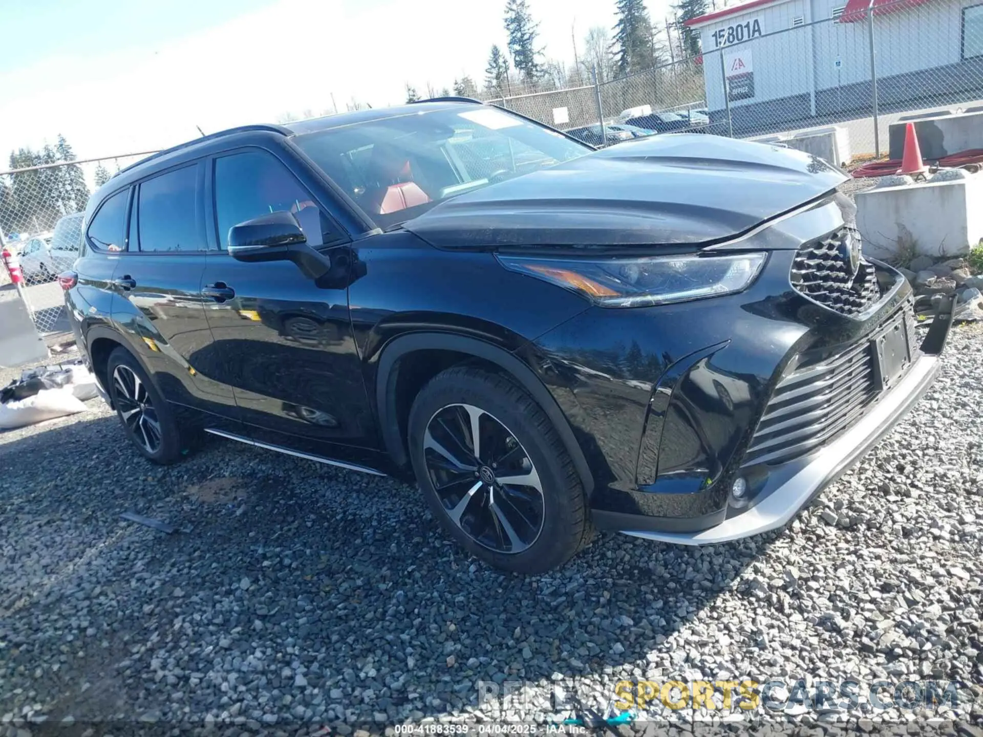 1 Photograph of a damaged car 5TDLZRBH5NS174872 TOYOTA HIGHLANDER 2022